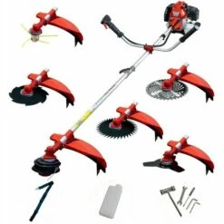 Débroussailleuse Thermique 6 En 1 - 2 Temps 65cc 4,9cv - Powerground Pro Series