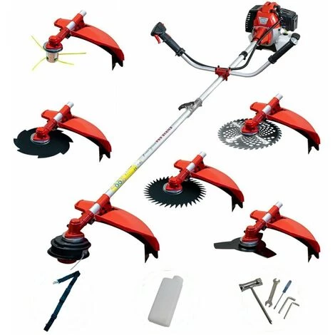 Débroussailleuse Thermique 6 En 1 - 2 Temps 65cc 4,9cv - Powerground Pro Series 3 Débroussailleuse Thermique 6 En 1 - 2 Temps 65cc 4,9cv - Powerground Pro Series