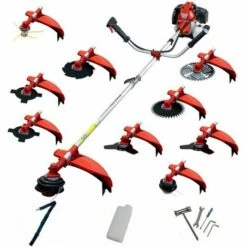 Débroussailleuse Thermique 10 En 1 - 2 Temps 65cc 4,9cv - Powerground Pro Series