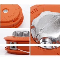 Tête De Coupe M10 X 1,25 à Gauche Avec Pointe Automatique - Tête De Débroussailleuse à Double Fil - Bobine De Fil En Nylon Pour Débroussailleuse à Essence,Starlight 9 Tête De Coupe M10 X 1,25 à Gauche Avec Pointe Automatique - Tête De Débroussailleuse à Double Fil - Bobine De Fil En Nylon Pour Débroussailleuse à Essence,Starlight -Débroussailleuse Soldes Magasin 54459930 3