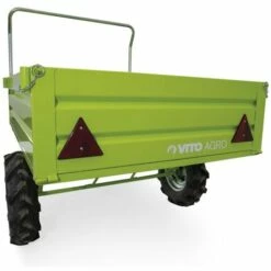 Remorque Pour Motoculteur 12 CV VITO 2 Roues Siège Frein à Pied Charge 450 Kg Max -Débroussailleuse Soldes Magasin 54689846 5