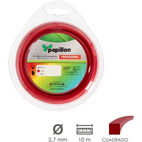 AFT Fil Nylon Professionnel Pour Débroussailleuse Carrée Ø 2,7 Mm. Rouler 10 Mètres. Débroussailleuses à Fil De Nylon Herbe, Jardin 3 AFT Fil Nylon Professionnel Pour Débroussailleuse Carrée Ø 2,7 Mm. Rouler 10 Mètres. Débroussailleuses à Fil De Nylon Herbe, Jardin