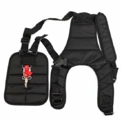 THSINDE Harnais à Double Bandoulière Épaule Rembourrée Boutonnage Sécurité Pour Débroussailleuse Tondeuse Sangle De Tondeuse à Chevrons-mi-long Noir -Débroussailleuse Soldes Magasin 54976168 3