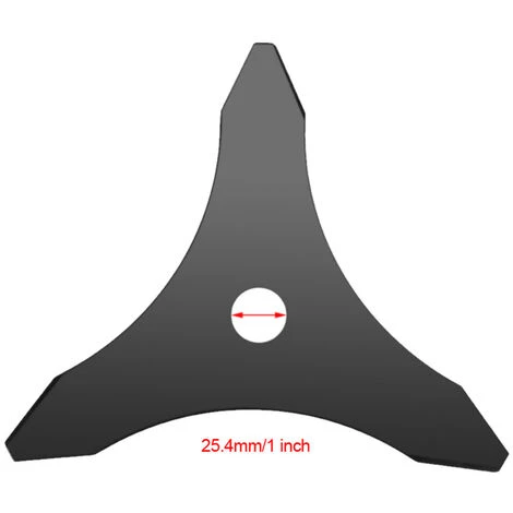 2 Pcs Lame De Débroussailleuse à Trois Dents, Tranchant De 255 Mm, Alésage : 25,4 Mm, Épaisseur : 3 Mm,Fontainebleau 5 2 Pcs Lame De Débroussailleuse à Trois Dents, Tranchant De 255 Mm, Alésage : 25,4 Mm, Épaisseur : 3 Mm,Fontainebleau – Image 3