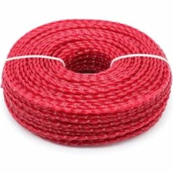 Fil Coupe Bordure Universel, Ligne De Trimmer Strimmer En Nylon 3.0 Mm, Fil En Nylon Débroussailleuse Robuste Pour Bosse Tête Tondeuse À Gazon De Jardinage,Twist, 3mmx60m，Fontainebleau -Débroussailleuse Soldes Magasin 55490026 3