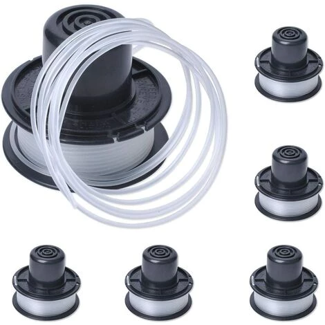 Bobine De Fil Compatible Avec Black Et Decker Coupe-herbe Automatique GL250, GL310, GL360 Avec 6m Ligne,Diamètre 1.55M, 6-pack,Fontainebleau 4 Bobine De Fil Compatible Avec Black Et Decker Coupe-herbe Automatique GL250, GL310, GL360 Avec 6m Ligne,Diamètre 1.55M, 6-pack,Fontainebleau – Image 2