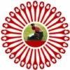 Lot De 50 Lames De Rechange Compatibles Avec Florabest Coupe Bordure LIDL FRTA 20 A1,FAT 18B2, FAT 18B3, Accessoire Pour Débroussailleuse Fontainebleau 50Pcs Rouge -Débroussailleuse Soldes Magasin 55567533 1