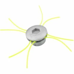 SUPERMARKET Aluminium Fils Tête Coupe-bordure Tête Double Fil Bobine Tête Fil Nylon Pour Débroussailleuse à Essence Tondeuse à Gazonm,Superma,argent