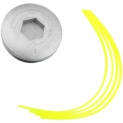SUPERMARKET Aluminium Fils Tête Coupe-bordure Tête Double Fil Bobine Tête Fil Nylon Pour Débroussailleuse à Essence Tondeuse à Gazonm,Superma,argent -Débroussailleuse Soldes Magasin 55568262 5