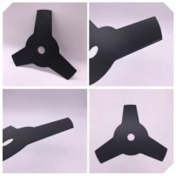 SUPERMARKET Lame De Débroussailleuse à Trois Dents, Tranchant De 255 Mm, Alésage : 25,4 Mm,Superma,noir -Débroussailleuse Soldes Magasin 55568263 5