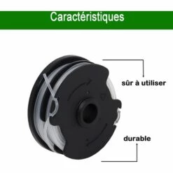 SUPERMARKET Bobines De Rechange Pour Débroussailleuse Sans Fil Parkside PRTA 20-Li C3 IAN351753,Lot De 4,Superma,noir 9 SUPERMARKET Bobines De Rechange Pour Débroussailleuse Sans Fil Parkside PRTA 20-Li C3 IAN351753,Lot De 4,Superma,noir -Débroussailleuse Soldes Magasin 55568279 3
