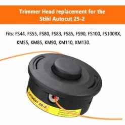 BARES Tête Faucheuse Pour Stihl Auto Cut 25-2, Tête De Coupe Fits Débroussailleuse Modèle Stihl FS, KM Series -Débroussailleuse Soldes Magasin 55635630 3