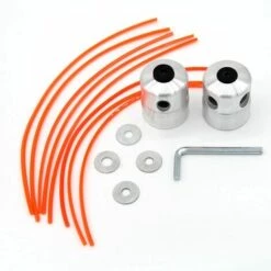 HKLFFJA Aluminium Fils Tête Coupe-bordure Tête Double Fil Bobine Tête Fil Nylon Pour Débroussailleuse à Essence Tondeuse à Gazon