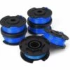 HKLFFJA 10 Paquets Bobine De Rechange Pour Coupe-bordure De Ligne 0,065 Pouce Pour Ryobi 18v 24v 40v, Compatible Avec Ryobi One + AC14RL3A, Coupe-fil Sans Fil Line 11ft, 8 Bobines + 2 Capuchons De Coupe -Débroussailleuse Soldes Magasin 55842912 1