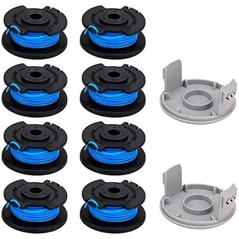 HKLFFJA 10 Paquets Bobine De Rechange Pour Coupe-bordure De Ligne 0,065 Pouce Pour Ryobi 18v 24v 40v, Compatible Avec Ryobi One + AC14RL3A, Coupe-fil Sans Fil Line 11ft, 8 Bobines + 2 Capuchons De Coupe 3 HKLFFJA 10 Paquets Bobine De Rechange Pour Coupe-bordure De Ligne 0,065 Pouce Pour Ryobi 18v 24v 40v, Compatible Avec Ryobi One + AC14RL3A, Coupe-fil Sans Fil Line 11ft, 8 Bobines + 2 Capuchons De Coupe