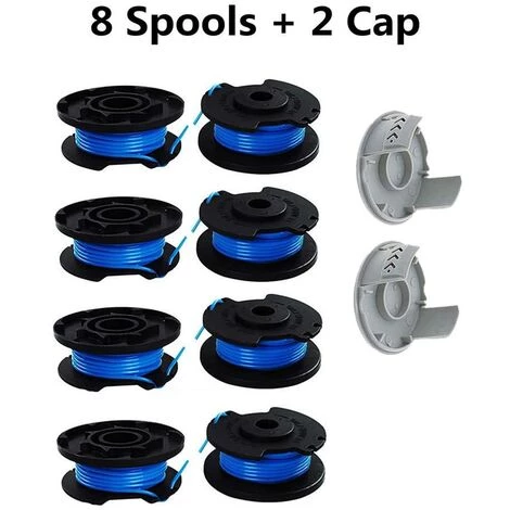 HKLFFJA 10 Paquets Bobine De Rechange Pour Coupe-bordure De Ligne 0,065 Pouce Pour Ryobi 18v 24v 40v, Compatible Avec Ryobi One + AC14RL3A, Coupe-fil Sans Fil Line 11ft, 8 Bobines + 2 Capuchons De Coupe 4 HKLFFJA 10 Paquets Bobine De Rechange Pour Coupe-bordure De Ligne 0,065 Pouce Pour Ryobi 18v 24v 40v, Compatible Avec Ryobi One + AC14RL3A, Coupe-fil Sans Fil Line 11ft, 8 Bobines + 2 Capuchons De Coupe – Image 2