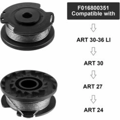 HKLFFJA 3 Pièces F016800351 Lignes De Bobines De Remplacement 19,7 Feet X 0,062 Pouces/ 6 M X 1,6 Mm Compatible F016800351 ART 30-36, ART 30, ART 27 Et ART 24 11 HKLFFJA 3 Pièces F016800351 Lignes De Bobines De Remplacement 19,7 Feet X 0,062 Pouces/ 6 M X 1,6 Mm Compatible F016800351 ART 30-36, ART 30, ART 27 Et ART 24 -DĂ©broussailleuse Soldes Magasin 55842927 5