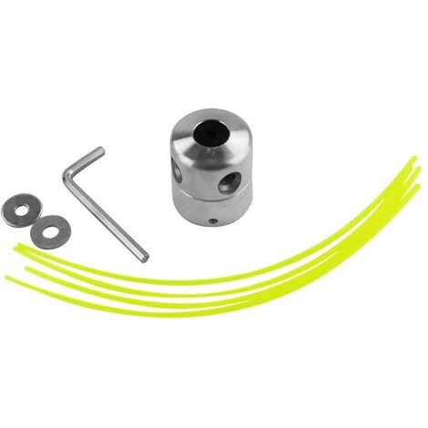 FR-LIFE BR-Vie Tête De Coupe-herbe En Aluminium Tête De Débroussailleuse Universelle Tête De Coupe Bobine Avec 4 Nylon Ligne Coupe Bordure Tête Double Fil Bobine Pour Débroussailleuse à Gazon Et Brosse Cutter 4 FR-LIFE BR-Vie Tête De Coupe-herbe En Aluminium Tête De Débroussailleuse Universelle Tête De Coupe Bobine Avec 4 Nylon Ligne Coupe Bordure Tête Double Fil Bobine Pour Débroussailleuse à Gazon Et Brosse Cutter – Image 2