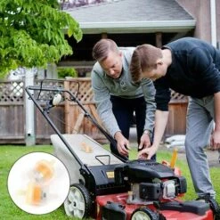 DECKON Filtre A Essence, 20 Pcs Filtre à Carburant Moto Sont Utilisés Pour Éliminer Les Impuretés Dans L'essence, Carburant Rapide De Filtre à Essence Convient Aux Motos Tondeuses à Gazon Tracteurs à Gazon -Débroussailleuse Soldes Magasin 56106308 3