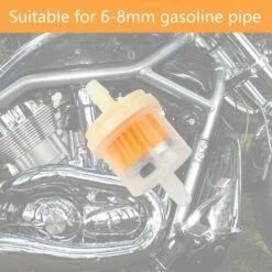 DECKON Filtre A Essence, 20 Pcs Filtre à Carburant Moto Sont Utilisés Pour Éliminer Les Impuretés Dans L'essence, Carburant Rapide De Filtre à Essence Convient Aux Motos Tondeuses à Gazon Tracteurs à Gazon -Débroussailleuse Soldes Magasin 56106308 5