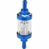 DECKON Remplacement De Fil De Filtre à Essence 8mm En Verre De Gaz En Métal Pour La Moto(Bleu)