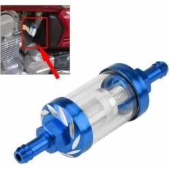 DECKON Remplacement De Fil De Filtre à Essence 8mm En Verre De Gaz En Métal Pour La Moto(Bleu) -Débroussailleuse Soldes Magasin 56106312 4