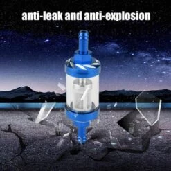 DECKON Remplacement De Fil De Filtre à Essence 8mm En Verre De Gaz En Métal Pour La Moto(Bleu) -Débroussailleuse Soldes Magasin 56106312 5