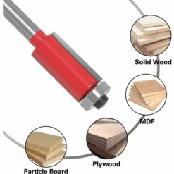 DONTODENT Fraises à Défoncer Droites, Couteau à Bois, Gravure Fraise à Bois Pour La Coupe Du Bois - Couteau De Coupe 6*3/8 -Débroussailleuse Soldes Magasin 56132239 2