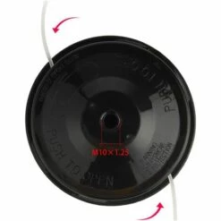 DECKON Tête De Débroussailleuse Universelle -Corde En Nylon Type Commun Tête D'herbe Pp Matériel Type De Prise Manuelle Adapté à M10 * 1.25 -Débroussailleuse Soldes Magasin 56198268 2