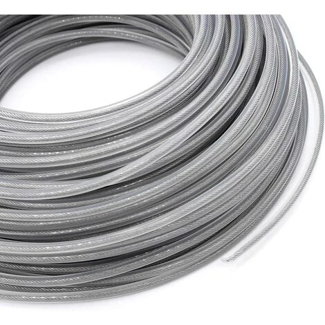 DECKON Fil Coupe Bordure Universel, Ligne De Trimmer En Acier 3.0 Mm, Fil D'acier Débroussailleuse Robuste Pour Bosse Tête Tondeuse À Gazon De Jardinage 5 DECKON Fil Coupe Bordure Universel, Ligne De Trimmer En Acier 3.0 Mm, Fil D'acier Débroussailleuse Robuste Pour Bosse Tête Tondeuse À Gazon De Jardinage – Image 3