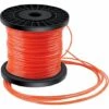 DECKON Forever Speed Fil Pour Débroussailleuses Tenseur De Corde Pour Fil D'herbe 5 Tranches De Fil Diamètre 2,4 Mm X 100 Mètres - Orange Rouge -Débroussailleuse Soldes Magasin 56198286 1