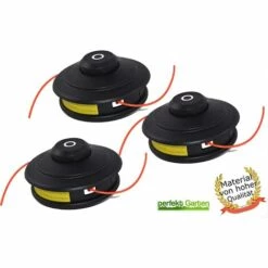 DECKON Lot De 3 Têtes à Double Fil à Avance Automatique Pour Débroussailleuse Fuxtec