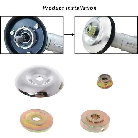 TINOR 6PCS Tête De Débroussailleuse Universelle Accessoires Avec 7PCS Ecrous De Fixation Tête De Coupe Bordure Pour Débroussailleuse Stihl 5 TINOR 6PCS Tête De Débroussailleuse Universelle Accessoires Avec 7PCS Ecrous De Fixation Tête De Coupe Bordure Pour Débroussailleuse Stihl – Image 3