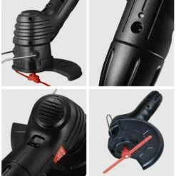 MACARON Débroussailleuse Électrique Sans Fil,Coupe Bordure Sans Fil Avec Lame,Outillage De Jardin Motorisé,Coupe Gazon Batterie Dans Jardin,avec Un Poteautélescopique,pour Pelouses La Coupe De Jardin LO-Ron -Débroussailleuse Soldes Magasin 56773494 4