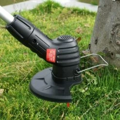 MACARON Débroussailleuse Électrique Sans Fil,Coupe Bordure Sans Fil Avec Lame,Outillage De Jardin Motorisé,Coupe Gazon Batterie Dans Jardin,avec Un Poteautélescopique,pour Pelouses La Coupe De Jardin LO-Ron -Débroussailleuse Soldes Magasin 56773494 5