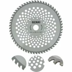 OUTDOOR POWER SPORT Lame Débroussailleuse 60 DENTS POINTES CARBURE - Ø 255 Mm, Alésage 25,4 Mm, épaisseur 1,4 Mm - UNIVERSELLE -Débroussailleuse Soldes Magasin 56994521 4