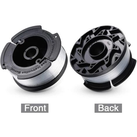 HKLFFJA Bobine De Remplacement à Alimentation Automatique, Compris 2 Paquets Bobines De Remplacement (32,8 Ft 0,065 Pouces) Et Capuchon Compatible Avec Black Et Decker Af-100 (3 Pièces) 5 HKLFFJA Bobine De Remplacement à Alimentation Automatique, Compris 2 Paquets Bobines De Remplacement (32,8 Ft 0,065 Pouces) Et Capuchon Compatible Avec Black Et Decker Af-100 (3 Pièces) – Image 3