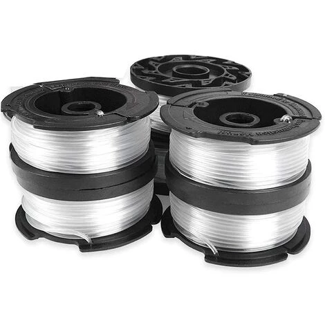 HKLFFJA Black + Decker Bobines De Fil Reflex Bobine Fil DéBroussailleuse Bobine Reflex Transparent 6 Bobines 1 Couvercle De Bobine 1 Ressort 5 HKLFFJA Black + Decker Bobines De Fil Reflex Bobine Fil DéBroussailleuse Bobine Reflex Transparent 6 Bobines 1 Couvercle De Bobine 1 Ressort – Image 3