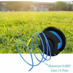 HKLFFJA Bobine De Fil De Rechange Pour Débroussailleuse Ryobi One+ AC14RL3A 18 V, 24 V, 40 V, Bobine De Rechange Pour Coupe-bordure De Ligne 1.65 Mm, 11ft Pour Débroussailleuse (6 Bobines + 2 Bouchons) -Débroussailleuse Soldes Magasin 57121838 5