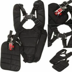 READCLY Ceinture Coupe-Bordures Noire Confort Double Bandoulière En Nylon Réglable Accessoires Pour Débroussailleuses Noir 11 X 4,7 X 3,6 Pouces -Débroussailleuse Soldes Magasin 57554865 4