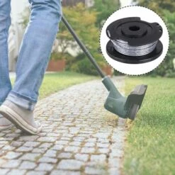 FONTAINEBLEAU Ligne De Bobine D'herbe, Bobine De Remplacement Pour Coupe-Bordure, Ligne De Bobine De Coupe-Bordure, Modèles Compatibles De Remplacement Pour Art 23SL 26SL Fonepro 3Pcs -Débroussailleuse Soldes Magasin 57582078 3