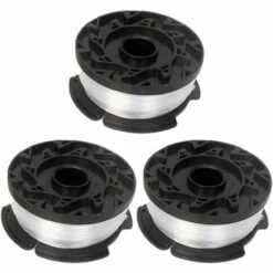 FONTAINEBLEAU Accessoires De Tondeuse à Gazon, Bobine Et Ligne De Ligne De Remise En Ligne De Remaniement Des Aliments Automobiles Compatibles Avec Black Decker AF-100-3ZP Fonepro 3Pcs