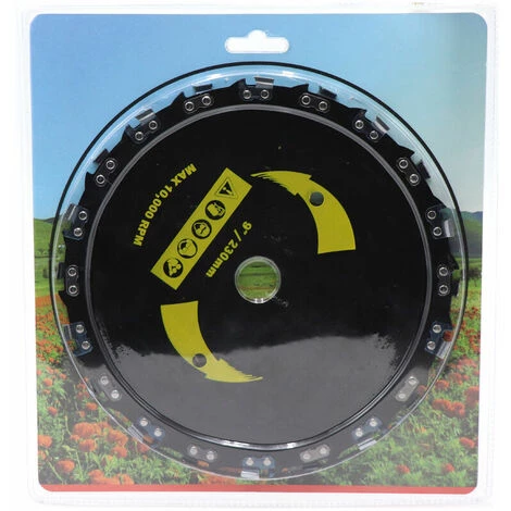 DENUOTOP Tête De Débroussailleuse Tête De Tondeuse à Gazon Pour Tronçonneuse à Disque, Tête De Tondeuse à Gazon En Acier à 20 Dents De 9 Pouces-le Noir 5 DENUOTOP Tête De Débroussailleuse Tête De Tondeuse à Gazon Pour Tronçonneuse à Disque, Tête De Tondeuse à Gazon En Acier à 20 Dents De 9 Pouces-le Noir – Image 3