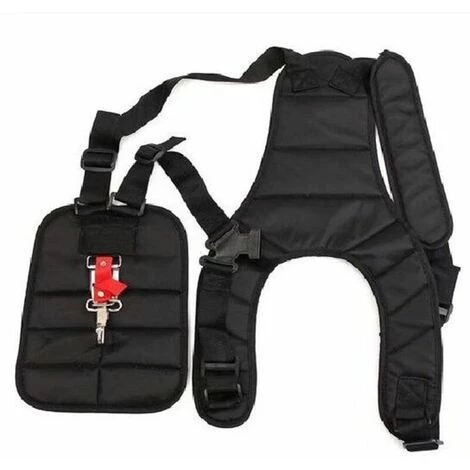 DENUOTOP Tête De Débroussailleuse Harnais à Double Bandoulière Épaule Rembourrée Boutonnage Sécurité Pour Débroussailleuse Tondeuse Sangle De Tondeuse à Chevrons 4 DENUOTOP Tête De Débroussailleuse Harnais à Double Bandoulière Épaule Rembourrée Boutonnage Sécurité Pour Débroussailleuse Tondeuse Sangle De Tondeuse à Chevrons – Image 2