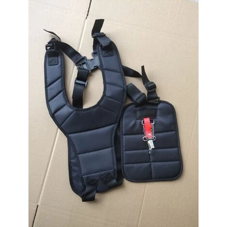 DENUOTOP Tête De Débroussailleuse Harnais à Double Bandoulière Épaule Rembourrée Boutonnage Sécurité Pour Débroussailleuse Tondeuse Sangle De Tondeuse à Chevrons 5 DENUOTOP Tête De Débroussailleuse Harnais à Double Bandoulière Épaule Rembourrée Boutonnage Sécurité Pour Débroussailleuse Tondeuse Sangle De Tondeuse à Chevrons – Image 3