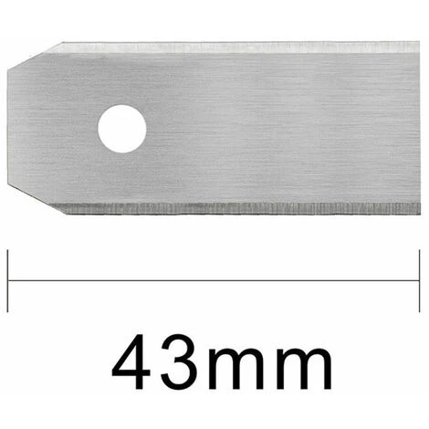 DENUOTOP Tête De Débroussailleuse 45 X Lames De Couteau En Titane Pour Toutes Les Tondeuses Robotiques Husqvarn/Automower/ Yardforce/Gardena (3g-0.75mm) Avec 45 Vis,argenté 4 DENUOTOP Tête De Débroussailleuse 45 X Lames De Couteau En Titane Pour Toutes Les Tondeuses Robotiques Husqvarn/Automower/ Yardforce/Gardena (3g-0.75mm) Avec 45 Vis,argenté – Image 2