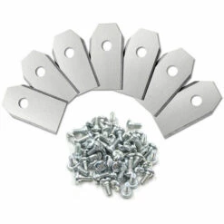 DENUOTOP Tête De Débroussailleuse 45 X Lames De Couteau En Titane Pour Toutes Les Tondeuses Robotiques Husqvarn/Automower/ Yardforce/Gardena (3g-0.75mm) Avec 45 Vis,argenté 7 DENUOTOP Tête De Débroussailleuse 45 X Lames De Couteau En Titane Pour Toutes Les Tondeuses Robotiques Husqvarn/Automower/ Yardforce/Gardena (3g-0.75mm) Avec 45 Vis,argenté -Débroussailleuse Soldes Magasin 57589976 3