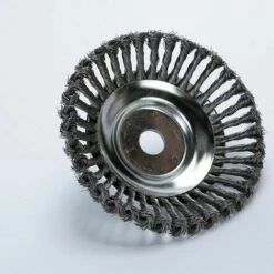 Tête De Brosse à Mauvaises Herbes Pour Tondeuse 8 Pouces, Roue De Désherbage Universelle En Fil D'acier, Accessoires Pour Tondeuse à Gazon, Coupe-Tondeuse à Gazon, Tête De Coupe, Pour Pelouses De Jard Tête De Débroussailleuse LITZEE -Débroussailleuse Soldes Magasin 57656673 5