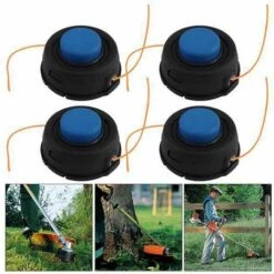 MACARON Tête De Débroussailleuse Pour Husqvarna T35 Auto Feed Tap Tête De Coupe D'herbe T35/ligne De Coupe D'herbe Coupe-herbe Ligne De Coupe Automatique I302272 LO-Ron -Débroussailleuse Soldes Magasin 57915775 5