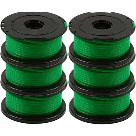 GUAZHUNIFR Lot De 6 Bobines De Fil Pour Débroussailleuse Black And Decker GL7033, GL8033, GL9035, 6 M 3 GUAZHUNIFR Lot De 6 Bobines De Fil Pour Débroussailleuse Black And Decker GL7033, GL8033, GL9035, 6 M